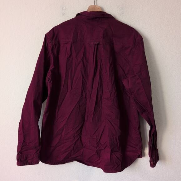 Nike SB Skateboarding Canvas Long Sleeve Button Down Shirt Large Heavy Woven - Picture 4 of 9